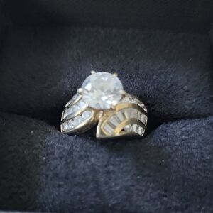 Gold Over Stearling  silver Women's Ring